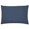 Image de Taie d'oreiller en gaze de coton, Tendresse, bleu de chine, 50x75 cm