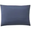Image de Taie d'oreiller en Coton Bicolore, Bons Jours, Bleu, 50x70 cm, Essix