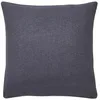 Image de Taie d'oreiller Unie en Flanelle de Coton Chambray, Frisson, 65 x 65 cm, Essix, Gris Anthracite