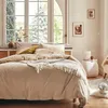 Image de Housse de Couette Unie en Flanelle de Coton Chambray, Frisson, 200 x 200 cm, Essix