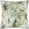 Image de Taie d'oreiller en percale de coton, Fleurs de Jours Celadon