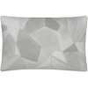 Image de Designers Guild - Taie d'oreiller imprimée en percale de coton Geo moderne pewter 50x75 cm