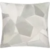 Image de Taie d'oreiller imprimée en Percale de Coton, Geo Moderne Pewter, 65x65 cm, Designers Guild