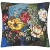 Image de Taie d'oreiller imprimée en Satin de Coton, Minakari Cobalt, 65x65 cm, Designers Guild