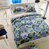 Image de Housse de Couette, Rose DE Damas Indigo, 260 x 240 cm, Designers Guild