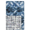 Image de Designers Guild - Courtepointe imprimée en gabardine de coton Parquet batik indigo 140x200 cm