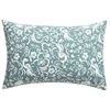 Image de Taie d'oreiller imprimée en Percale de Coton, Kawana, 50 x 75 cm, Designers Guild, Bleu