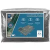 Image de EDG by AQUALUX INTERNATIONAL Bache Solaire 395x795 Gris Opaque 300 Microns Bordée 4 côtés pour Piscine enterrée 400x800 Gamme EDG Premium