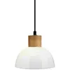 Image de Suspension en céramique E27 40W Ø18,5cm blanc crème Seynave, Nogobo