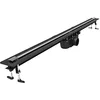 Image de CANIVEAU DOUCHE 400-1200 MM SORTIE DIAMETRE 50 MM A COLLER CHROME NOIR VALENTIN