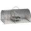 Image de Nasse à rats - 1/2 ronde - Galvanisée - 40 x 23 x 18 cm