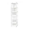 Image de Etagère souple pour pulls WOS blanche à 6 niveaux 30x30x128 cm