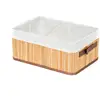 Image de Panier de rangement pliable en bambou RAN5215