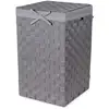 Image de Panier à linge carré avec couvercle Stan gris RAN6890