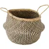 Image de Panier COMPACTOR Belly noir et naturel M pliable