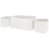 Image de Lot de 3 paniers souples Noah blancs RAN8625