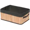 Image de Panier de rangement pliable en bambou RAN11911