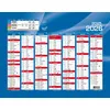 Image de Quo Vadis - Calendrier mural - 2025-2026 - Français - Classic - Bleu - 14 mois de août à septembre - 27x21 cm - Papier Clairefontaine blanc - Fabrication française
