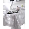 Image de CALITEX Nappe damassé Flore Gris Perle 150x250 cm