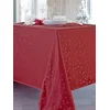 Image de CALITEX Dove Nappe Damassée Polyester Rouge, 150 x 250 cm