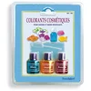 Image de SentoSpère - 3 COLORANTS COSMETIQUES (BLEU, JAUNE, ROUGE) - recharge kits cosmétiques - Kit DIY Cosmétique - Laboratoire Créatif - De 8 à 99 ans - Fabriqué en France