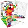 Image de Peinture Acrylique - SENTOSPHERE - Colorizzy - Oiseaux - Peinture à numéro pour jeunes artistes - Dès 8 ans