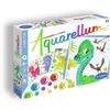 Image de Peinture aquerelle - SENTOSPHERE - Aquarellum Junior - Dinosaures - 5 couleurs - Sertissage sur papier Vélin - Dès 7 ans
