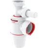 Image de Wirquin 30722145 Siphon d'évier Néo air prise mâle, blanc