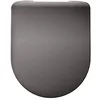 Image de Wirquin 20722689 Abattant WC Amiral top fix déclipsable et fermeture ralentie, taupe