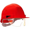 Image de Casque SOFOP TALIAPLAST POLYÉTHYLÈNE À MOLETTE avec Lunette INTÉGRÉE VISIOCÉANIC Rouge- 564826