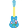 Image de Lexibook, Peppa Pig, Ma première Guitare Acoustique, 6 Cordes en Nylon, 53 cm, Guide d'apprentissage Inclus, Bleu/Jaune, K200PP