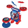 Image de SpiderMan - Batterie électronique pour enfant - Lumineuse - Complète avec clavier cymbales et tabouret - Lexibook