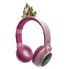 Image de LEXIBOOK - Casque lumineux pliable Bluetooth® et filaire Princesses Disney avec limitation du volume