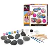 Image de LEXIBOOK CRAZART - Kit de création artistique sur pierres avec effet métallique - Dès 6 ans