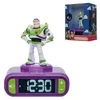 Image de Lexibook, Disney Toy Story Buzz l'Eclair, Réveil numérique, Figurine veilleuse 3D, Effets sonores, Écran LCD rétroéclairé, Fonction Snooze, Violet et Vert, RL800TS