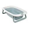 Image de BÉABA - Baignoire Pliable bébé - Ultra Compacte - Pieds antidérapants - Bouchon de vidange - Eazy Pop CaméléO - 29L - Bleu