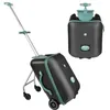 Image de Valise cabine enfant avec assise - BÉABA - Luggage Eazy - 22L - 2 en 1 - roues pivotantes 360°