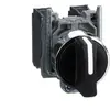 Image de Schneider Electric - Harmony XB4 - bouton tournant manette - Ø22-3 pos fix - noir - 2F - vis étrier - XB4BD33