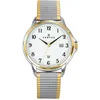 Image de CERTUS - 616390 - Montre Homme - Quartz Analogique - Cadran Blanc - Bracelet Acier Bicolore