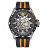 Image de Patrouille de France Montre Athos 5 - Silicone Noir et Orange