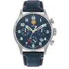 Image de Patrouille de France Montre Athos 7 - Chronographe - Cuir Bleu Marine