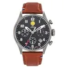 Image de Patrouille de France Montre Athos 7 - Chronographe - Cuir Marron