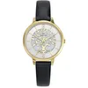 Image de Go Girl Montre Femme Acier Doré Cuir Noir 699523