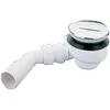 Image de bonde de douche - avec enjoliveur - turboflow - diamètre 90 mm - en plastique - nicoll 205240