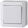 Image de Interrupteur poussoir Nova blanc brillant