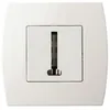 Image de Prise téléphone Swing plastique blanc