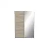 Image de Armoire 2 portes coulissantes FAST 2 MIROIR coloris bois clair