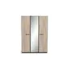 Image de Armoire 3 portes + 1 miroir WATSON coloris chêne kronberg/waterford