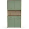 Image de Buffet de cuisine bicolore PISTACHE