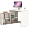 Image de Bureau dangle Nagano - Panneaux de particules - Blanc mat - L 1119 x P 1007 x H 767 cm - DEMEYERE